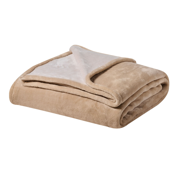 Κουβέρτα Βελουτέ Ημίδιπλη (180x220) Kentia Loft Yolanda 12 Beige
