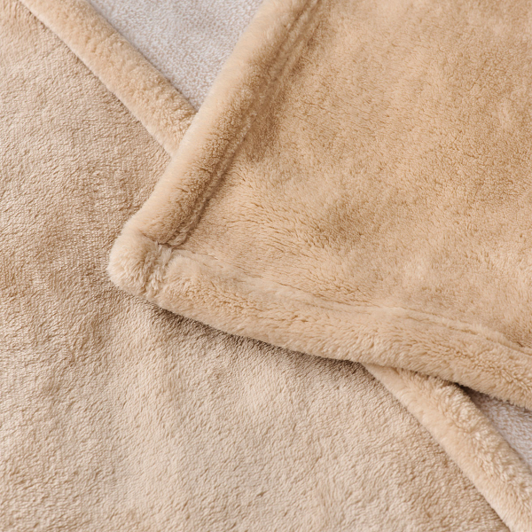Κουβέρτα Βελουτέ Ημίδιπλη (180x220) Kentia Loft Yolanda 12 Beige