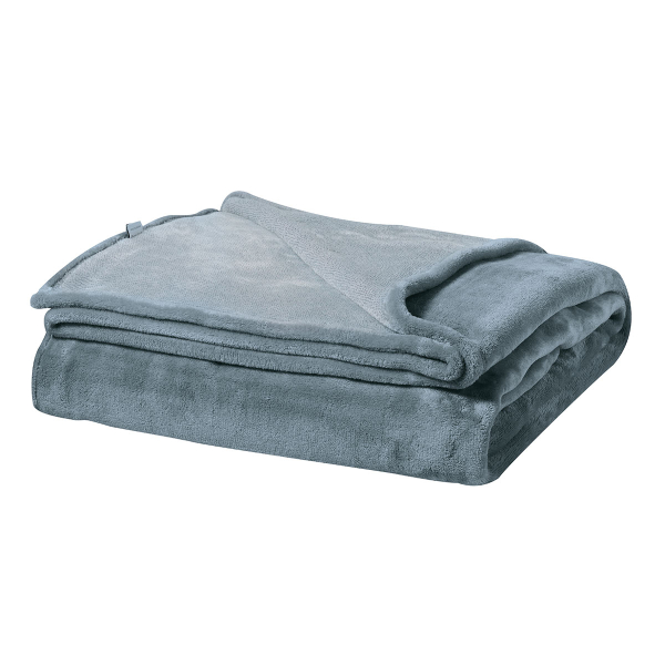 Κουβέρτα Βελουτέ Υπέρδιπλη (220x240) Kentia Loft Yolanda 19 Ciel