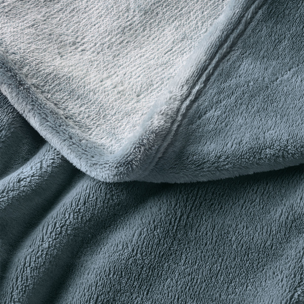 Κουβέρτα Βελουτέ Ημίδιπλη (180x220) Kentia Loft Yolanda 19 Ciel