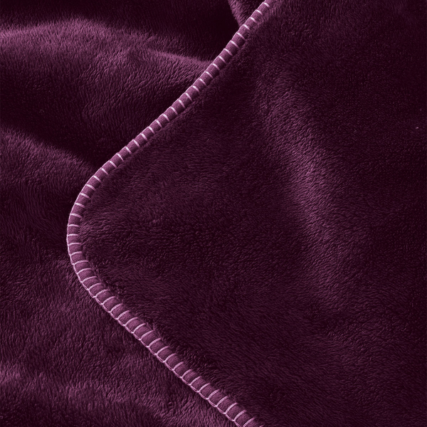 Κουβέρτα Βελουτέ Μονή (160x220) Kentia Loft Monaco 05 Purple