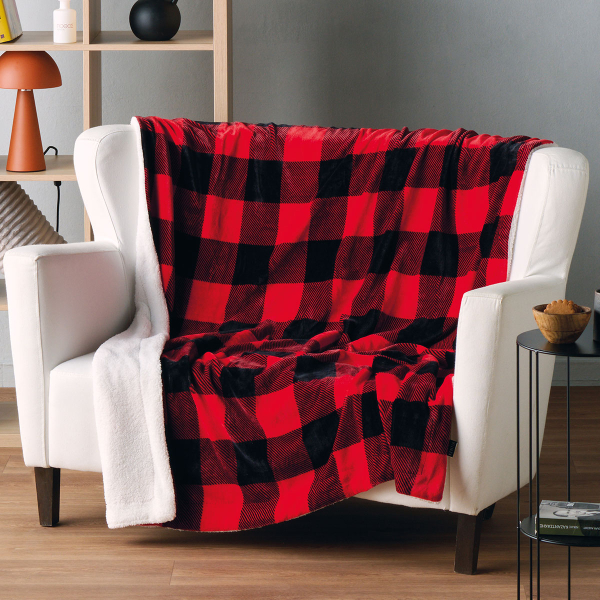 Διακοσμητικό Ριχτάρι Fleece/Κουβέρτα Καναπέ (130x170) Kentia Stylish Lumber