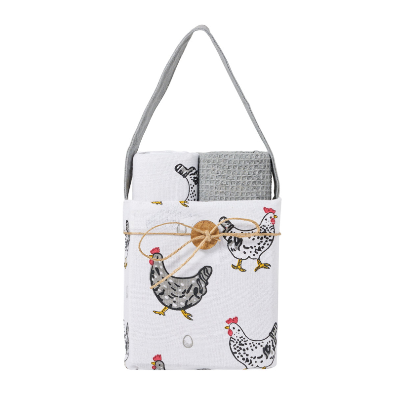 Ποτηρόπανα (Σετ 2τμχ) Kentia Loft Toala 2503