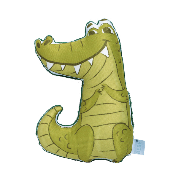 Διακοσμητικό Μαξιλάρι (25x50) Kentia Kids Cocordilo