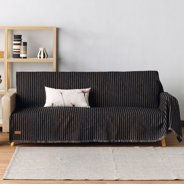 Ριχτάρι Καναπέ Τριθέσιου (180x300) Kentia Stylish Prince 30 Black