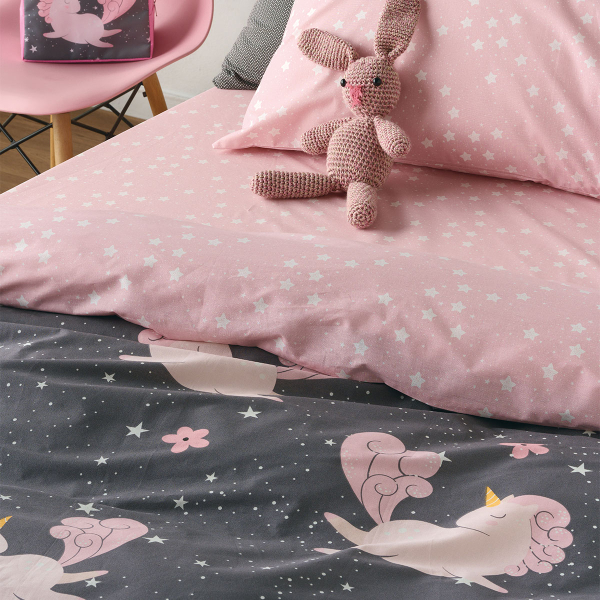 Φωσφοριζέ Πάπλωμα Μονό (160x240) 2 Όψεων Kentia Kids Nyati