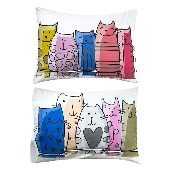 Ζεύγος Μαξιλαροθήκες (50x70) Kentia Kids Zuzu