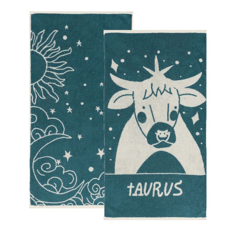 Πετσέτες Προσώπου (Σετ 2τμχ) Kentia Versus Zodiac Taurus 500gsm