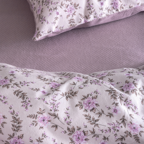 Φανελένια Σεντόνια Υπέρδιπλα (Σετ) Palamaiki Flannel FB0235