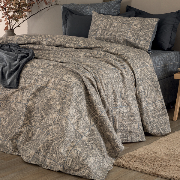 Φανελένια Σεντόνια Υπέρδιπλα (Σετ) Palamaiki Flannel FB0240