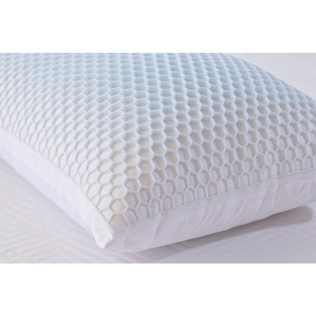 Μαξιλάρι Ύπνου Μαλακό Μέτριο (46X70) Palamaiki Honey Comb Home Λευκά Είδη Κρεβατοκάμαρας Μαξιλάρια Spitishop
