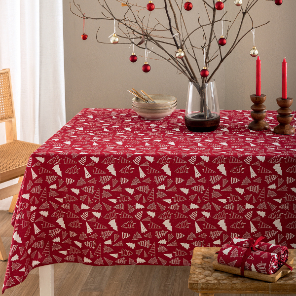 Χριστουγεννιάτικο Τραπεζομάντηλο (140x220) Palamaiki CC100