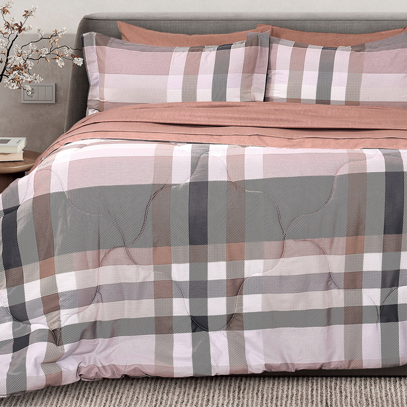 Πάπλωμα + Σεντόνια Υπέρδιπλα (Σετ 5τμχ) Palamaiki Bed In A Bag B0693