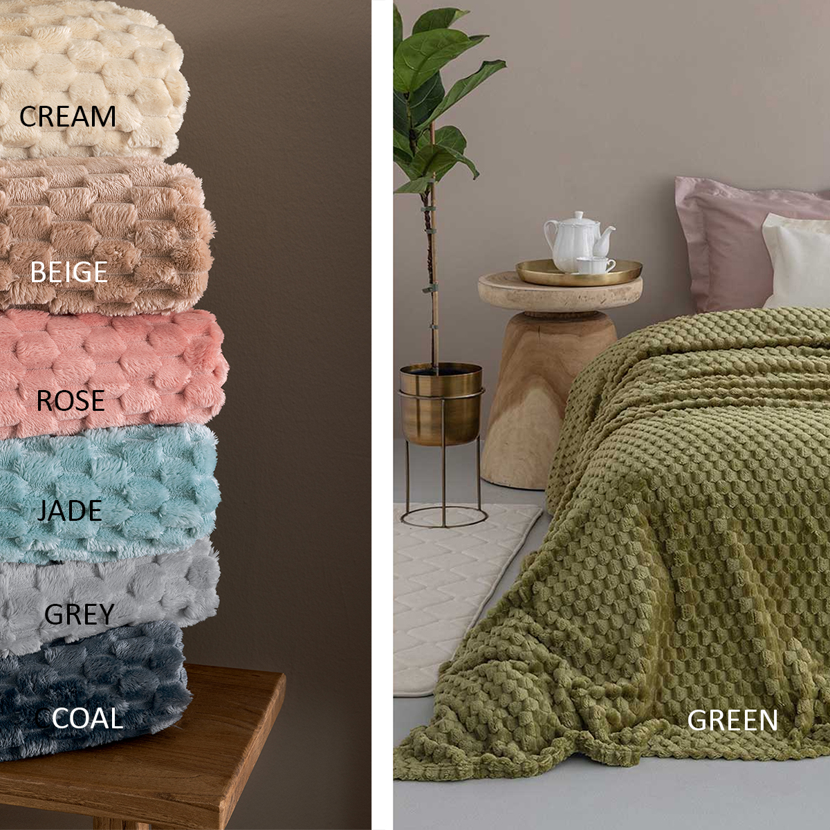 Κουβέρτα Fleece Μονή (160x220) Palamaiki Aster φωτογραφία