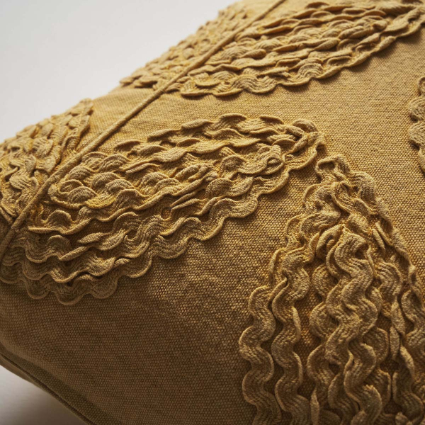 Διακοσμητική Μαξιλαροθήκη (45x45) Gofis Home Eleanor Leaf Yellow 172/04