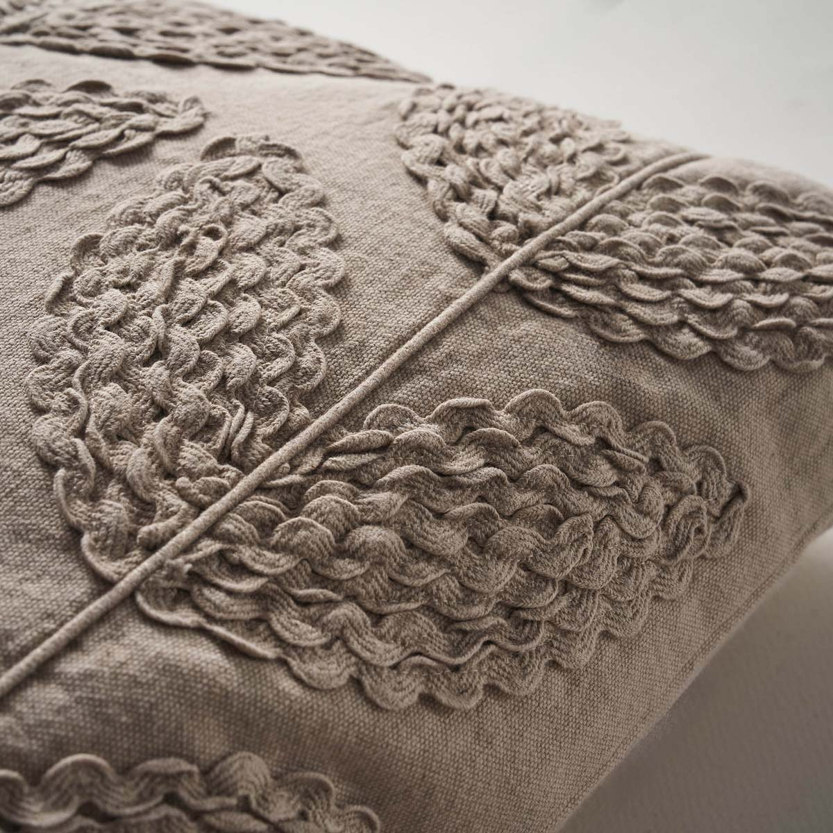 Διακοσμητική Μαξιλαροθήκη (45X45) Gofis Home Eleanor Beige 172 06 Λευκά Είδη Σαλονιού Μαξιλάρια Διακοσμητικά Spitishop