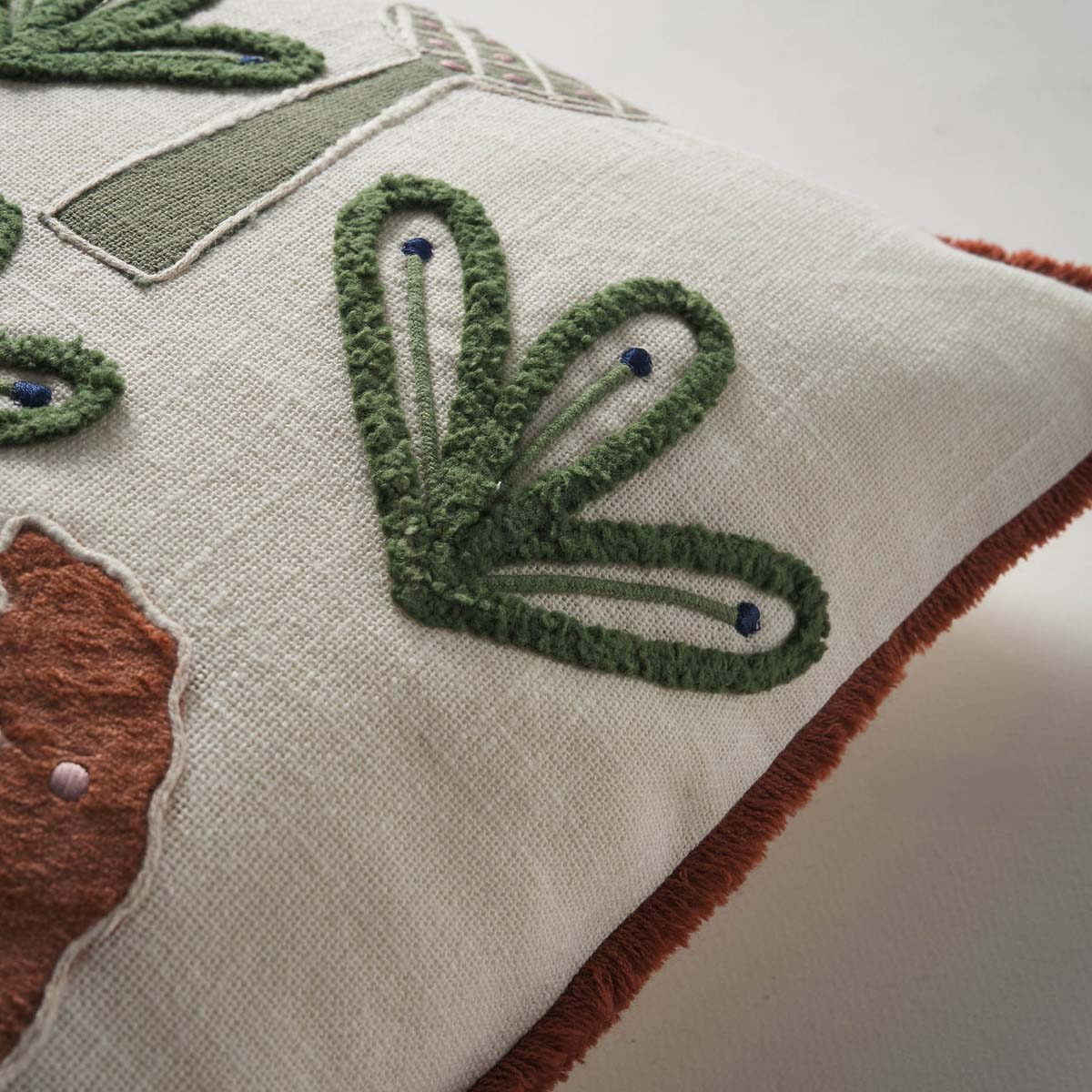 Διακοσμητική Μαξιλαροθήκη (45X45) Gofis Home Evie 231 Λευκά Είδη Σαλονιού Μαξιλάρια Διακοσμητικά Spitishop