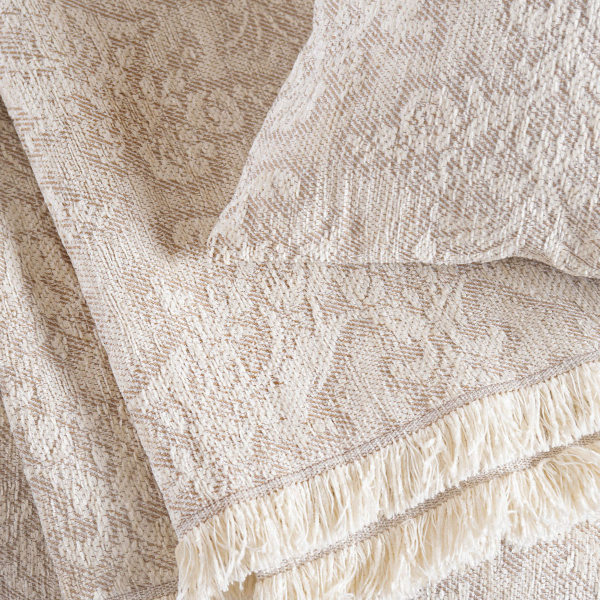 Ριχτάρι Καναπέ Τριθέσιου (180x280) Rythmos Bianco Ecru