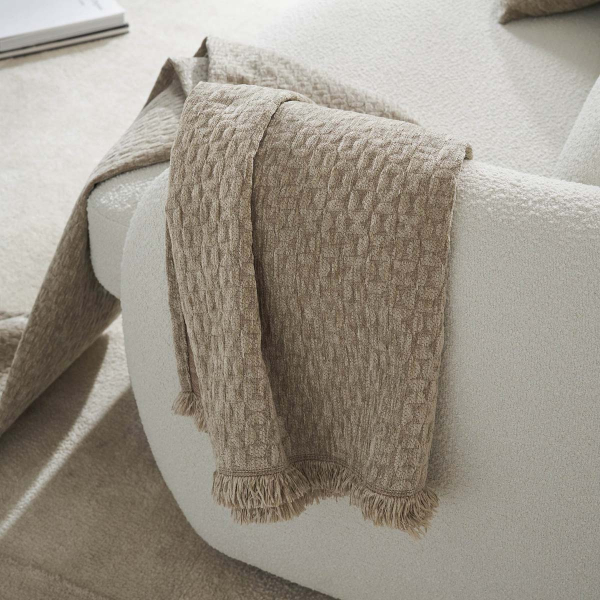 Ριχτάρι Καναπέ Τετραθέσιου (180x350) Gofis Home Ondine Beige 184/06