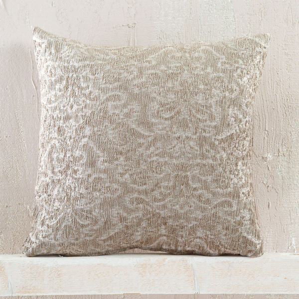 Διακοσμητική Μαξιλαροθήκη (40x40) Rythmos Bianco Beige