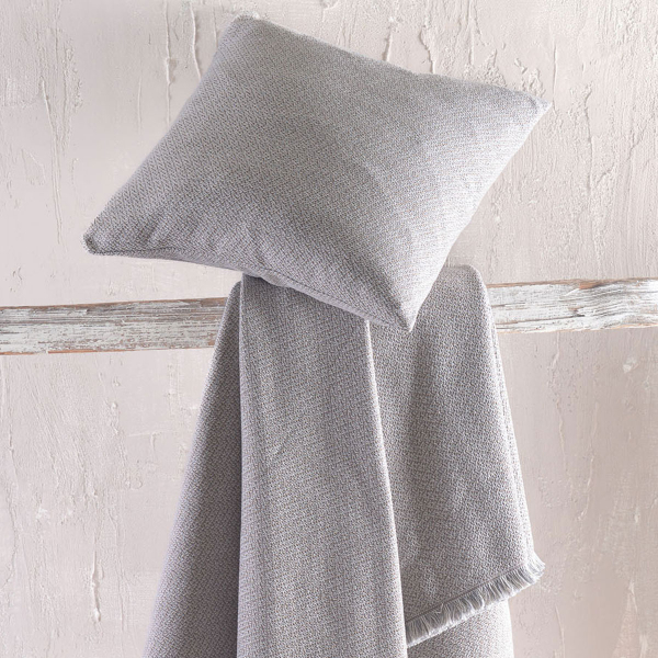 Διακοσμητική Μαξιλαροθήκη (40x40) Rythmos Santorini Grey