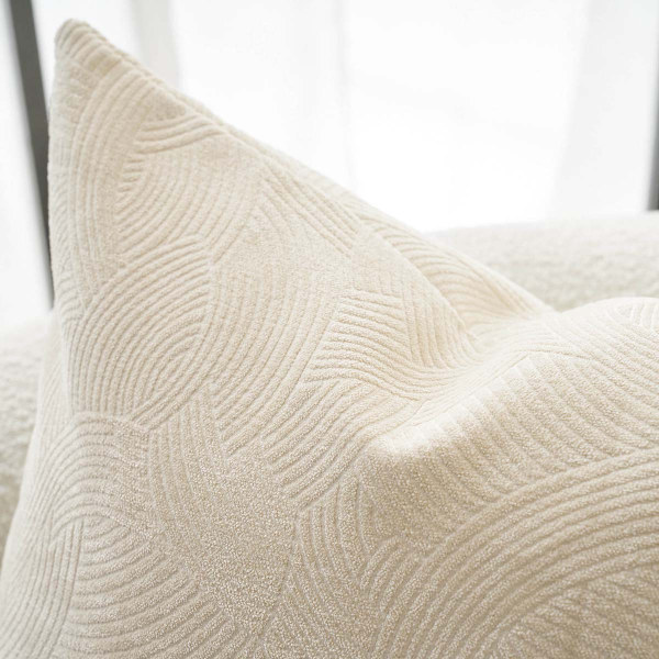 Διακοσμητική Μαξιλαροθήκη Βελουτέ (50x50) Gofis Home Nimbus Ecru 447/25