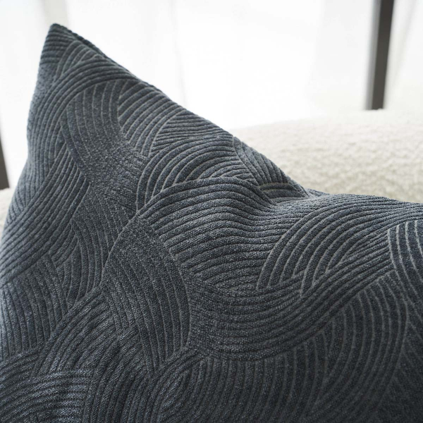 Διακοσμητική Μαξιλαροθήκη Βελουτέ (50x50) Gofis Home Nimbus Pearl Grey 447/42