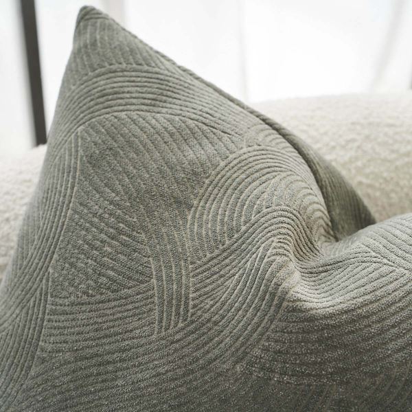 Διακοσμητική Μαξιλαροθήκη Βελουτέ (50x50) Gofis Home Nimbus Shadow Green 447/44