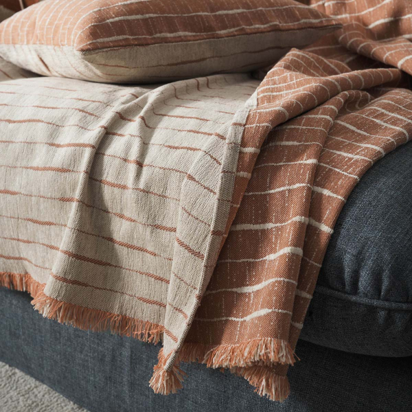 Ριχτάρι Καναπέ Τριθέσιου 2 Όψεων (180x310) Gofis Home Vespera Brick 148/03