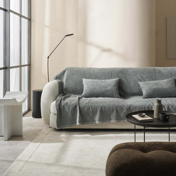 Ριχτάρι Πολυθρόνας (180x175) Gofis Home Ondine Weed Grey 184/07