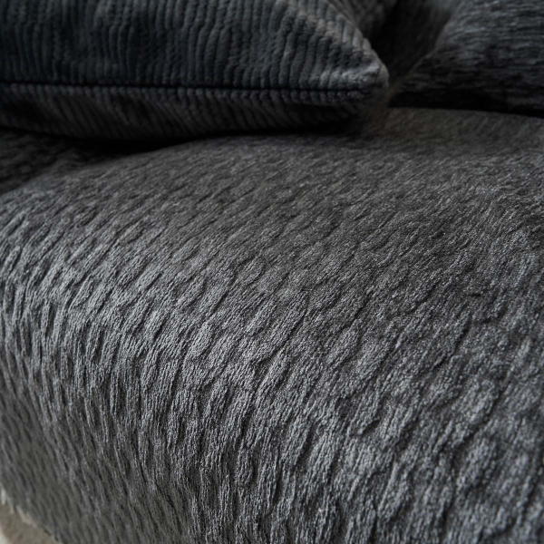 Ριχτάρι Καναπέ Τριθέσιου (180x300) Gofis Home Ondine Pearl Grey 184/14