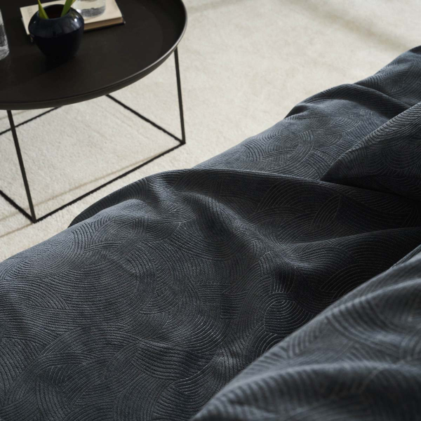 Ριχτάρι Πολυθρόνας Βελουτέ (180x180) Gofis Home Nimbus Pearl Grey 447/42