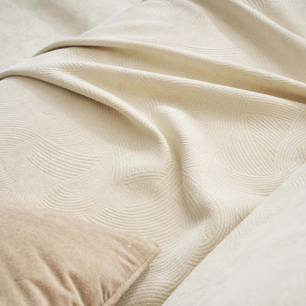 Ριχτάρι Καναπέ Τετραθέσιου Βελουτέ (180x350) Gofis Home Nimbus Ecru 447/25