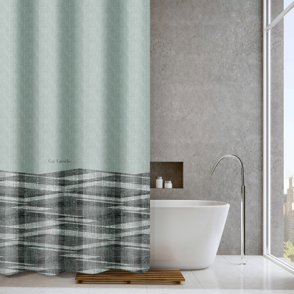 Κουρτίνα Μπάνιου (180x185) Με Τρουκς Guy Laroche Active Mint