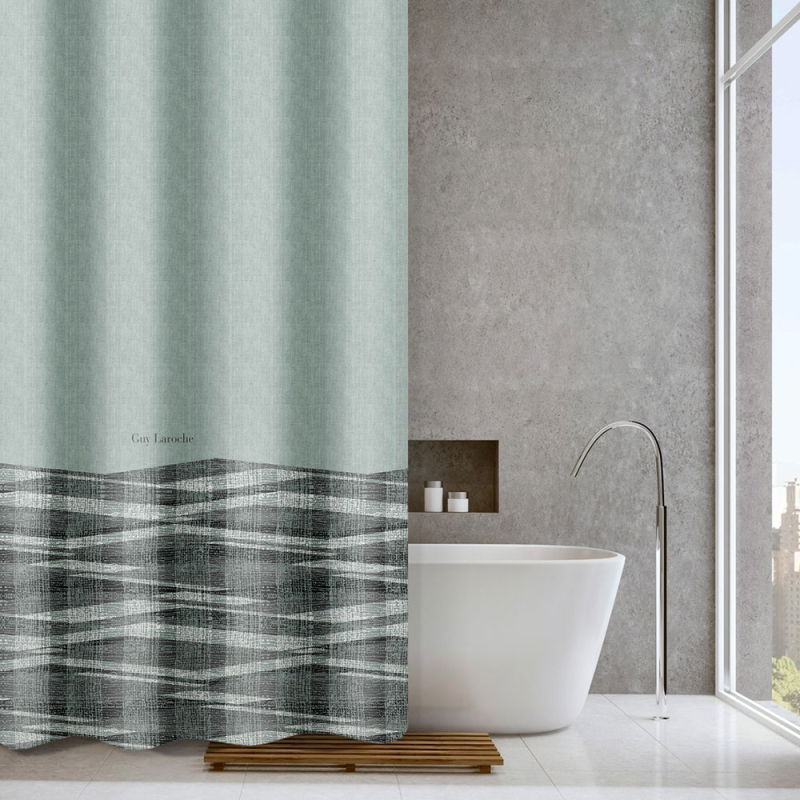 Κουρτίνα Μπάνιου (180x185) Με Τρουκς Guy Laroche Active Mint