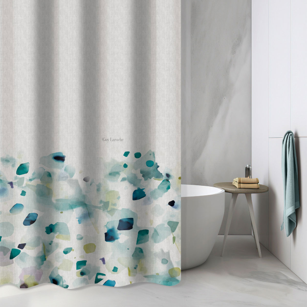 Κουρτίνα Μπάνιου (180x185) Με Τρουκς Guy Laroche Carmel Mint