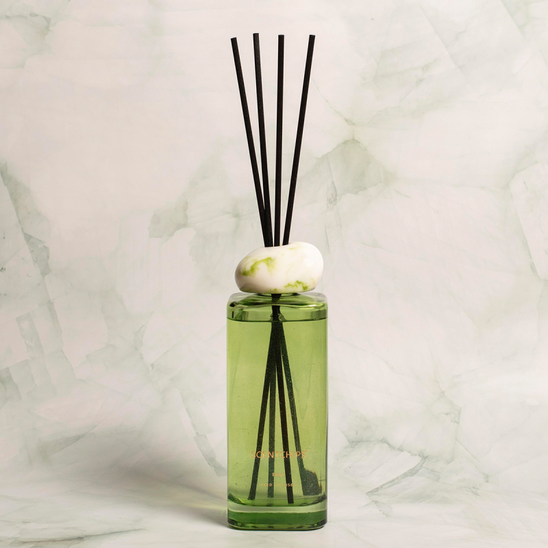 Αρωματικό Χώρου 500ml Με Στικς Scentchips 300212 Bliss Fleur Green