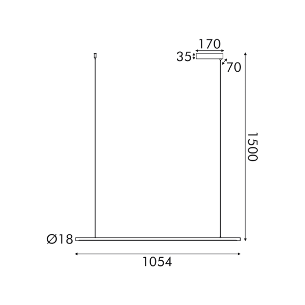 Φωτιστικό Οροφής Μονόφωτο LED Dimmable Aca Avenue ZM16LEDP105WH Matt White