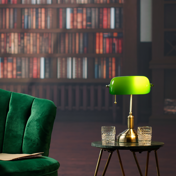 Πορτατίφ Aca Prestige SF2007GR Green/Brass