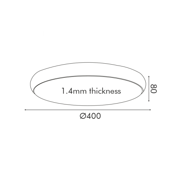 Φωτιστικό Πλαφονιέρα LED 3 CCT Aca Kallista HM27LEDC40WHCCT Matt White/Sandblast