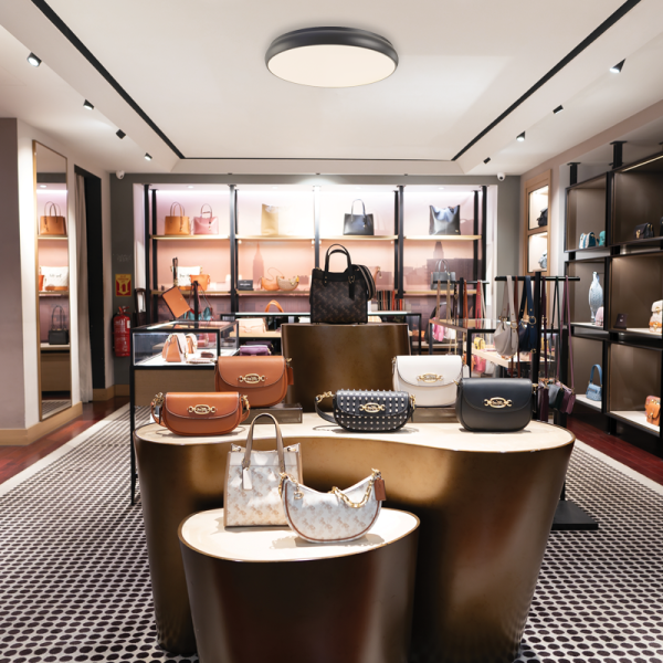 Φωτιστικό Πλαφονιέρα LED 3 CCT Aca Kallista HM27LEDC60BKCCT Matt Black/Sandblast