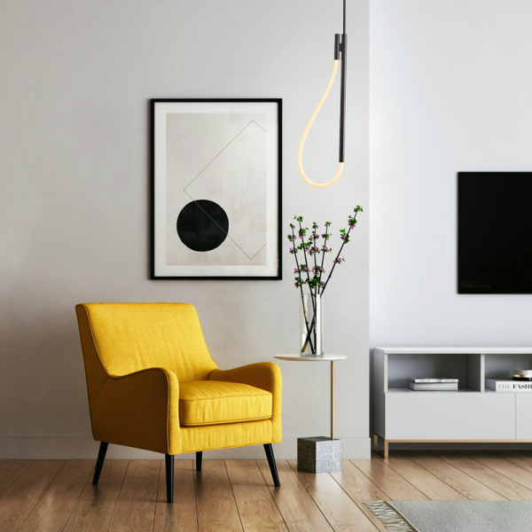 Φωτιστικό Οροφής Μονόφωτο LED Aca Malpo V43175PBK700 Black