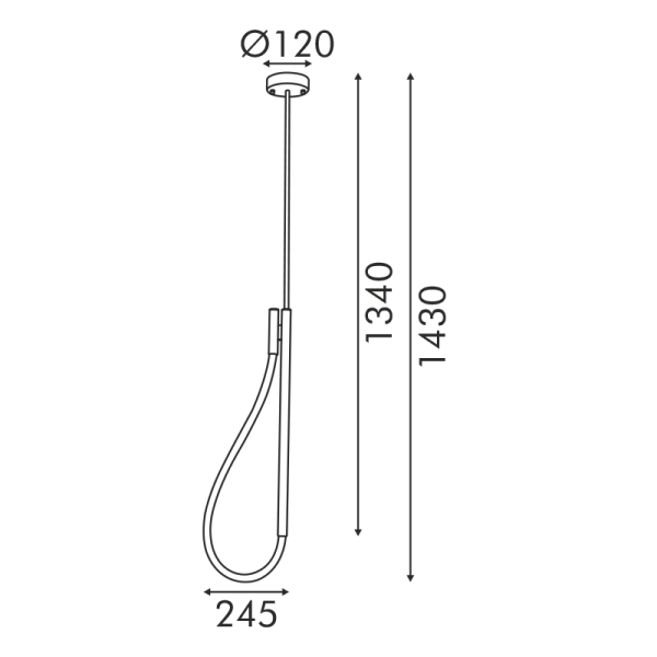 Φωτιστικό Οροφής Μονόφωτο LED Aca Malpo V43175PBK700 Black