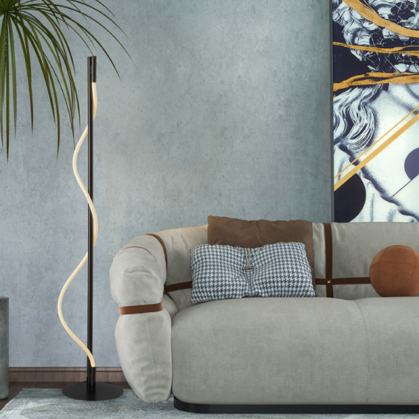 Φωτιστικό Δαπέδου LED Aca Malpo V43178FBK1600 Black