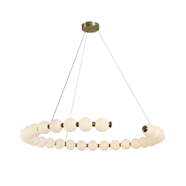 Φωτιστικό Οροφής Μονόφωτο LED Aca Lolly HM236LEDP100 Brass Gold/White