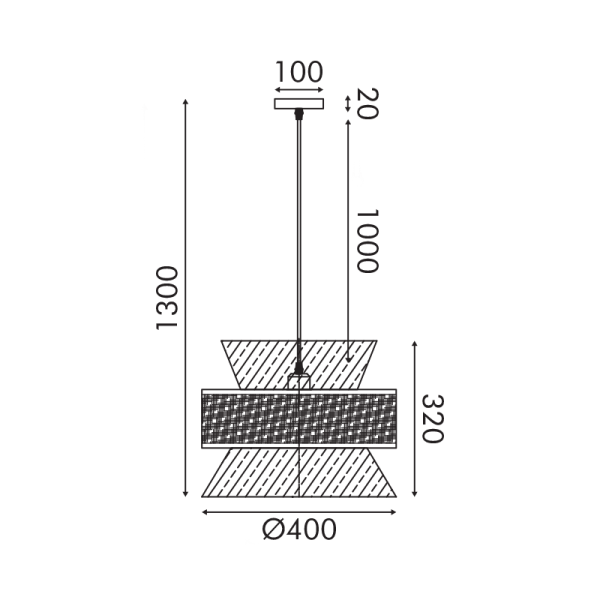 Φωτιστικό Οροφής Μονόφωτο Aca Japan LT40PBGW Beige/White
