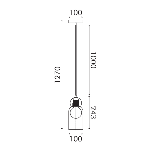 Φωτιστικό Οροφής Μονόφωτο Aca Juliette LT1522PBK Black
