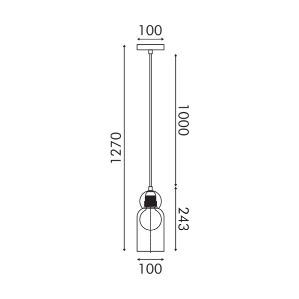 Φωτιστικό Οροφής Μονόφωτο Aca Juliette LT1522PCB Cognac/Brass