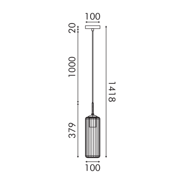 Φωτιστικό Οροφής Μονόφωτο Aca Fame LT19P1BK Black