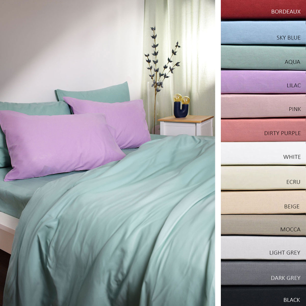 Σεντόνι Ημίδιπλο Με Λάστιχο (120x200+30) Ravelia 100% Βαμβάκι 144TC